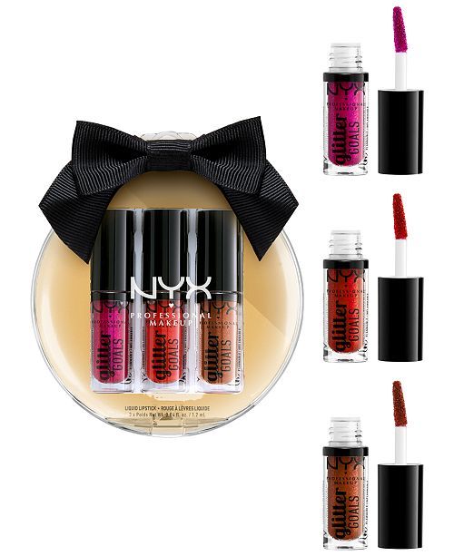 NYX Professional Makeup Love Lust Disco Glitter Goals Liquid Lipstick